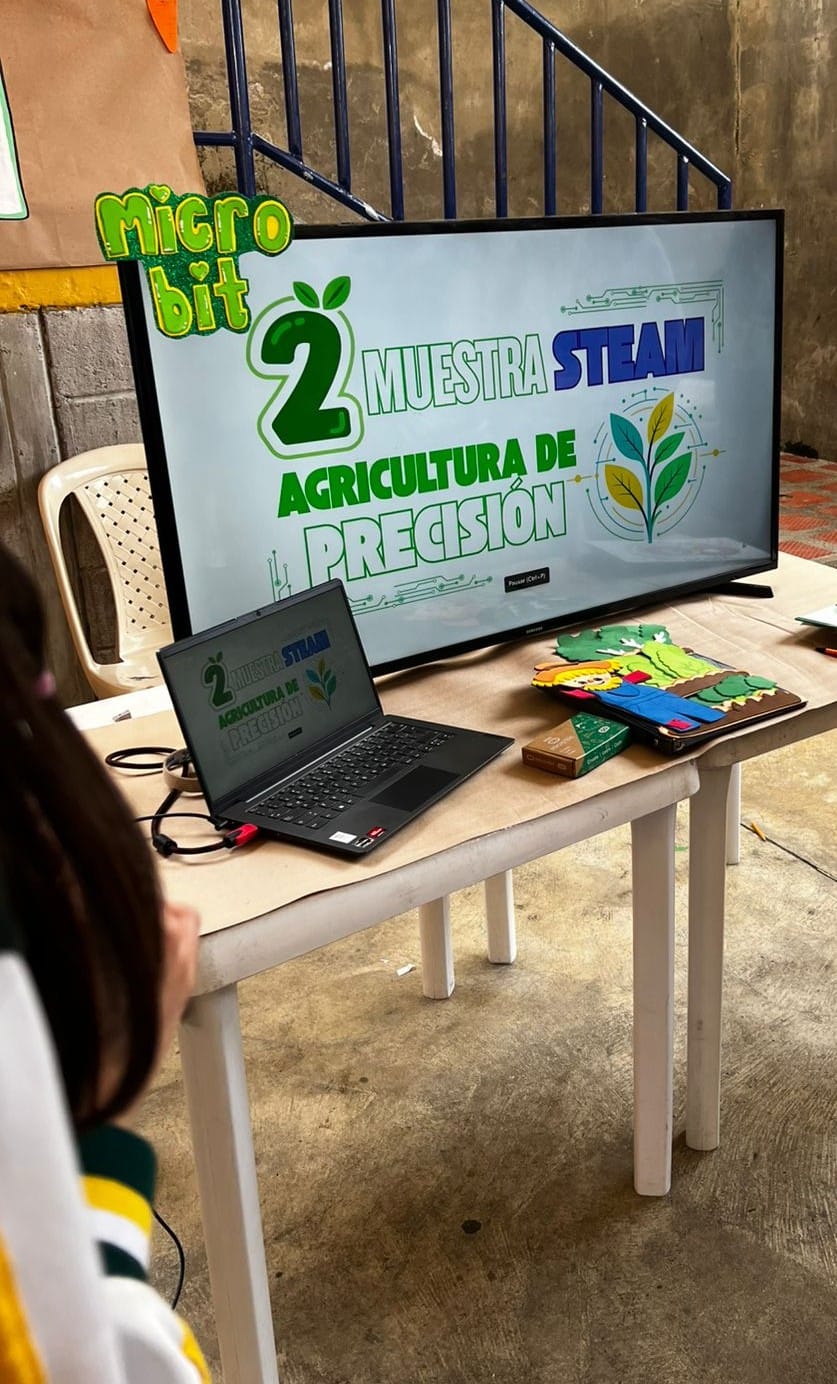 Stand de la 2ª Muestra STEAM en Agricultura de Precisión
